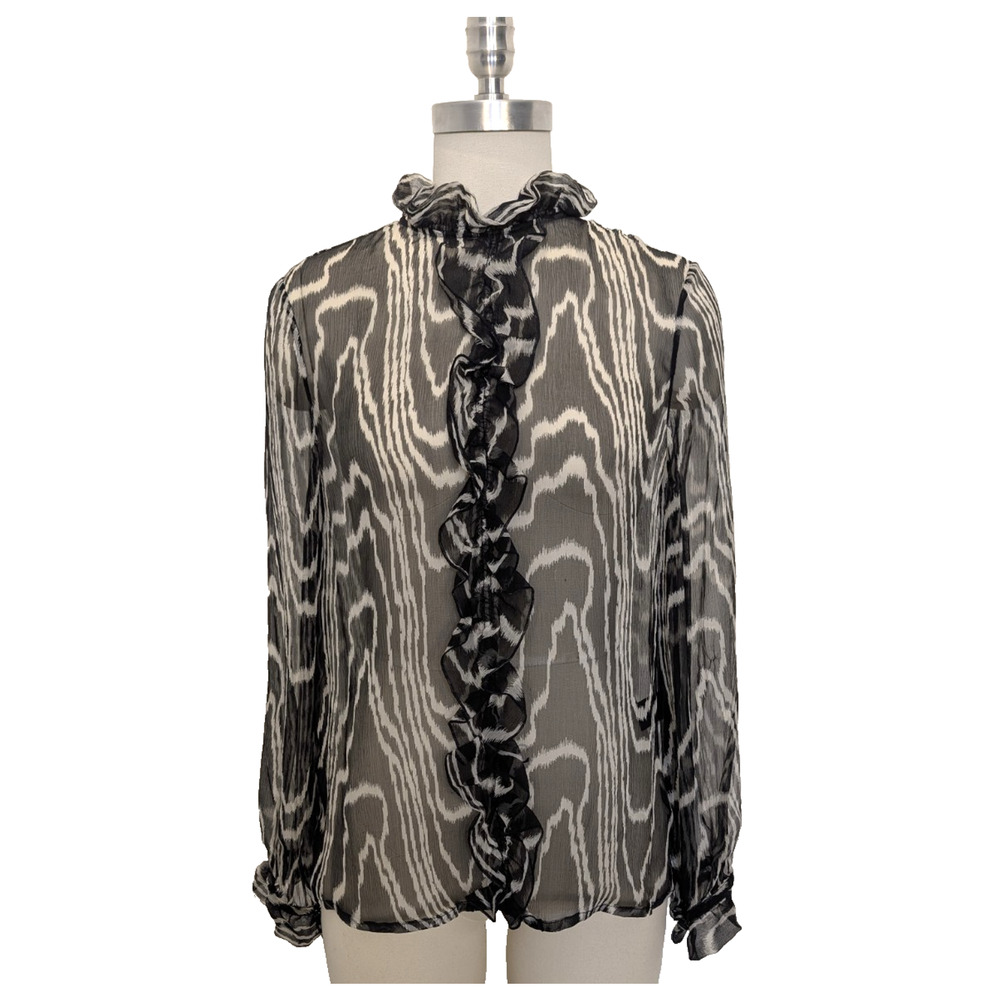 Kelly Wearstler Silk Blouse with abstract print